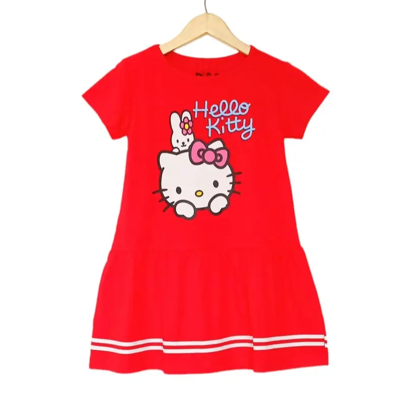 D&C Dress anak perempuan Unicorn Polkadot Salem /Pony Navy /HK Merah /UN FP Ungu Usia 1-6 tahun / Pakaian Anak Cewek / Baju Katun Bayi 3