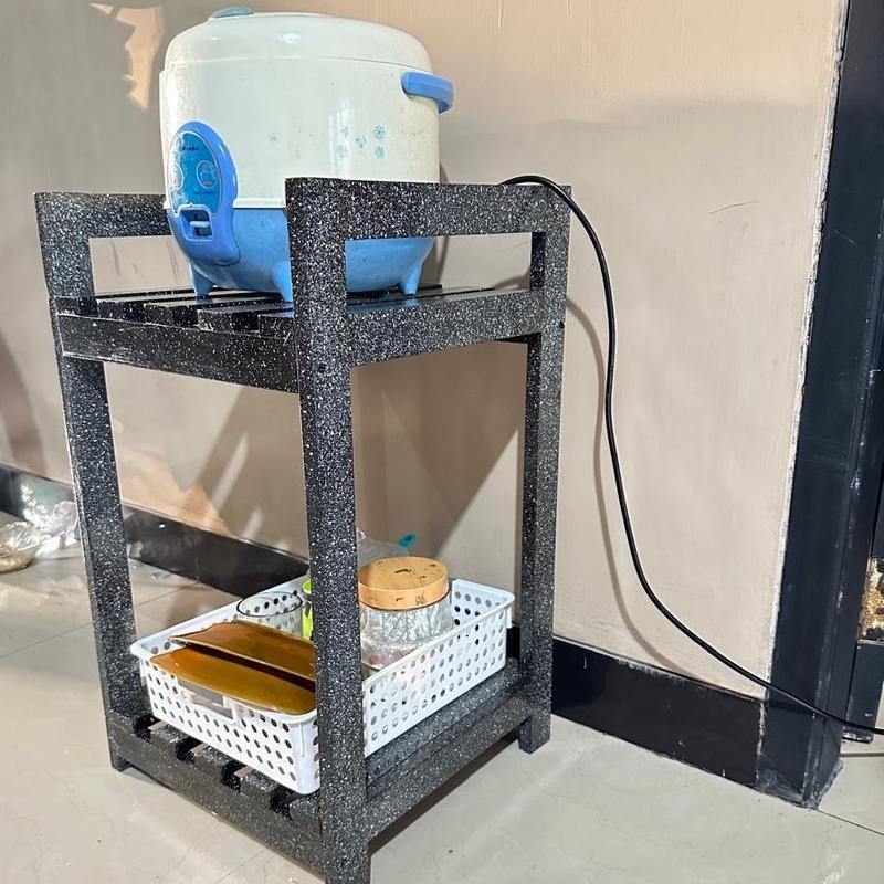 Display Rice Cooker Di Rak rak dispenser,rak rice cooker,rak susun serba guna,rak kayu,rak - Shop ...