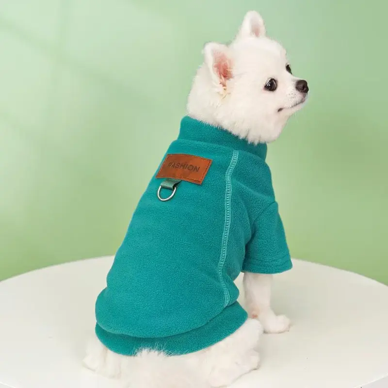 Quần áo cho chó và mèo, cho thú cưng, áo lớp cơ sở mùa thu và mùa đông, có thể mặc được, có thể thu vào, thích hợp cho Teddy, Beishi và Fido. 3