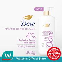 Gambar [NEW!] Dove Advanced Serum Vitality Renewal Body Wash - Sabun Mandi Cair untuk Menutrisi Kulit 300g dari Watsons Indonesia Official Store Kab. Tangerang 1 Tokopedia