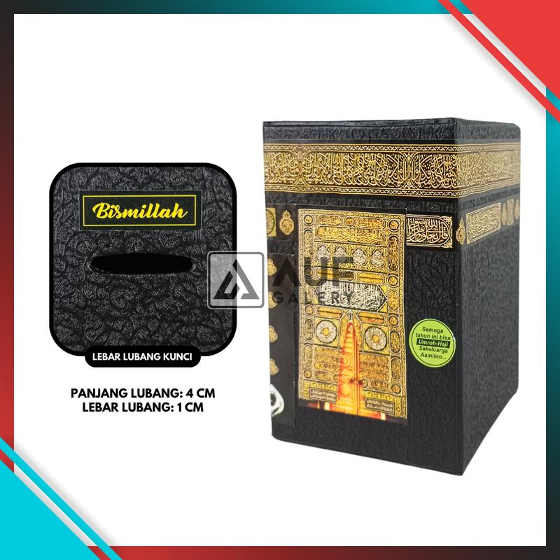 CELENGAN KABAH KECIL Mini Unik Miniatur Kakbah Mekah Murah Kado Ultah Souvenir Haji Umroh Penyimpan Uang Trendy Kekinian Murah 2