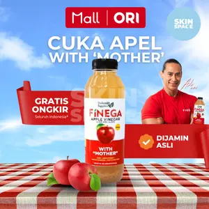 Cuka Apel FINEGA by Ade Rai Dehealth 500ml Asli Original apple cider