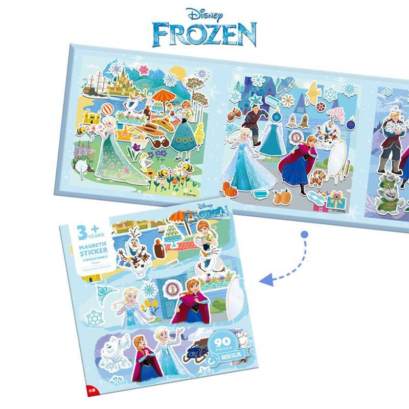 Sách Yên Tĩnh Từ Tính, Disney, Dành Cho Trẻ Em, Chủ Đề Công Chúa, Frozen Và Chuột Mickey, Sách Hoạt Động Hình Dán, Nam Châm Mềm, Đồ Chơi Giáo Dục, Phối Hợp Tay-Mắt, Kỹ Năng Vận Động Tinh, Tương Tác Giữa Bố Mẹ-Bé 1