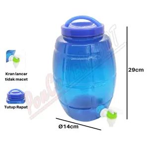 Galon Keran 6 Liter / Galon Kran Kosong / Galon Guci Tebal / Galon Mini