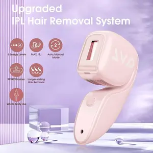 Sapphire IPL Hair Removal Laser Penghilang Bulu Permanen dengan 999.999 Flashes & 6 Level Energi untuk Kaki Ketiak Lengan Wajah dan Seluruh Tubuh