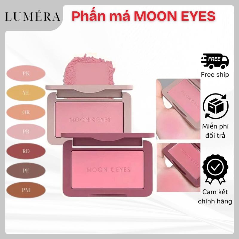 [MOON EYES] Phấn má hồng Mooneyes 60 màu đa dạng mịn mềm mại lâu trôi 6.5g