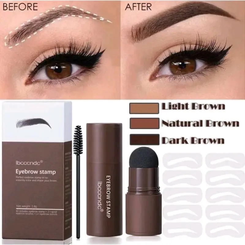 3in1 paket (eyebrow powder, 2spulli+concealer+cetakan alis 12 model, tali) 5