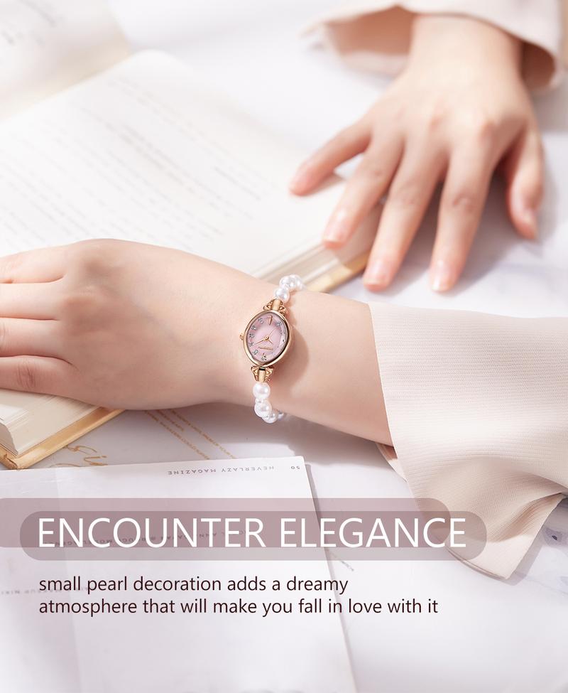 Product Introduction of REBIRTH Jam Tangan Wanita Gelang Anti Air Original Korea Elgant Model Tali Mutiara Jam Tangan Cewek   REL0136 0