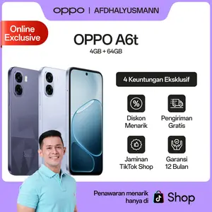 [AFDHAL APPROVED] OPPO A6t 4GB/64GB Online Exclusive Smartphone [Snapdragon 685, 6500mAh Large Battery, 120Hz Ultra High Refresh Rate]