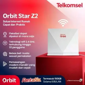 Orbit Star Z2 Free Kouta 150GB Selama 6 Bulan (25GB/Bulan)