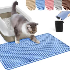 猫用トイレマット、二層ハニカム構造、防水・尿抵抗・滑り止め、簡単清掃、廃棄物削減、ペットオーナーに最適