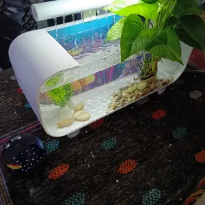 Aquarium akrilik mini fullset pompa filter - FK