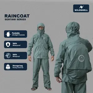 Raincoat Jas Hujan Original Wildshell Series Sentani