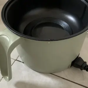 URBAN HOME Panci Listrik Hijau Kuning Serbaguna 0.8 Liter 450W Anti Lengket Hemat Listrik