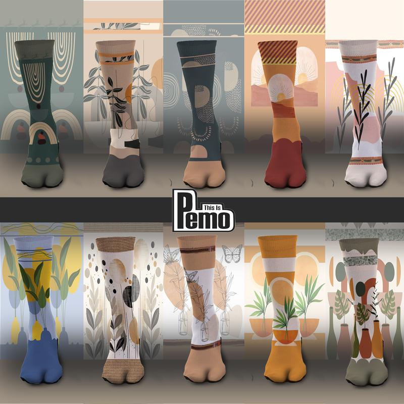 THIS IS PEMO - Kaos Kaki Jempol FullPrint Dewasa #002 2
