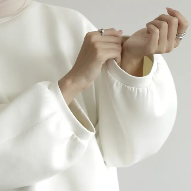 Sabamodest - Puffy Blouse - Atasan Puffy Blouse Sweater Wanita 6