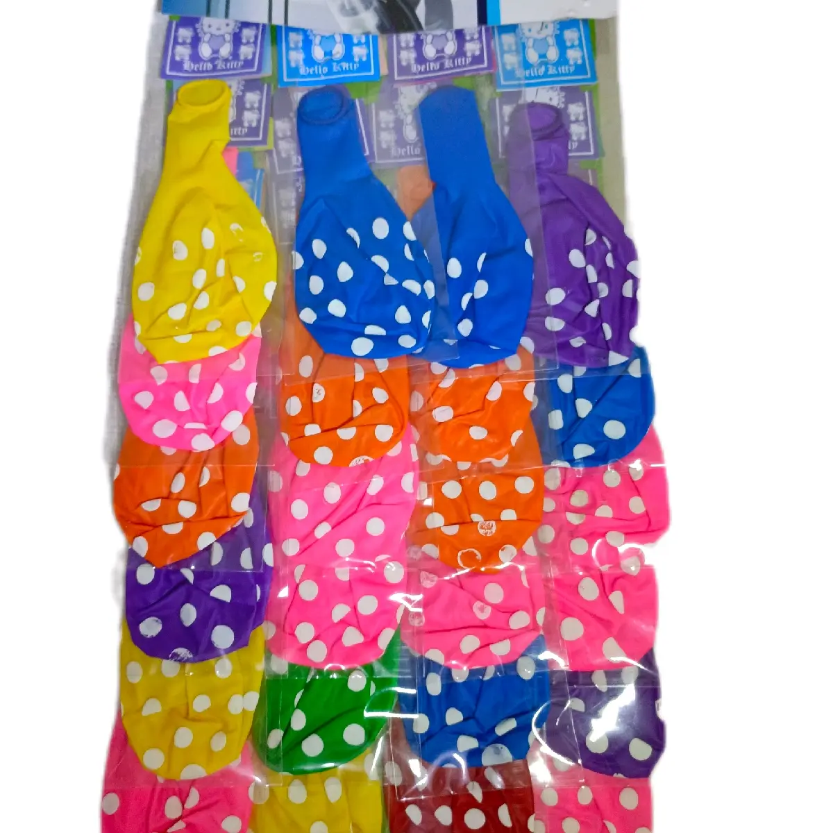 Mainan Balon Latex Polkadot Isi 24 Pcs Ulang Tahun