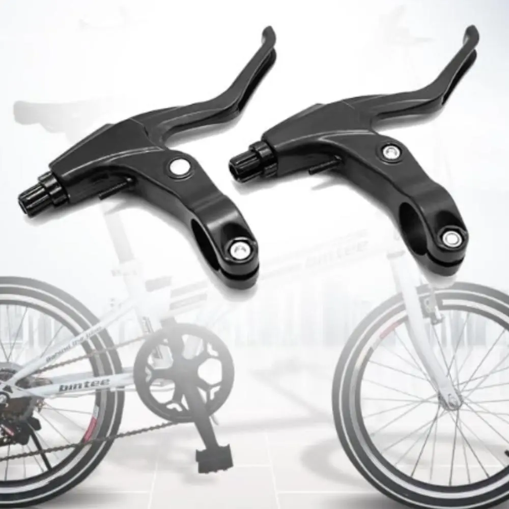 Mountain Bike Brake Handle, 2 Counts Aluminum Alloy Bike Brake Lever, Bicycle Handlebar Accessories for Outdoor Cycling