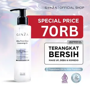 Ginza Cleansing Oil 155 ml - Makeup Remover [Tidak Free Serum]