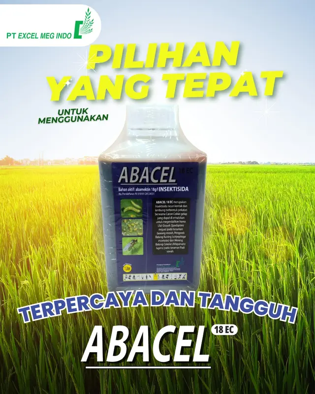Insektisida Abacel 18EC Obat Hama Serangga Abamectin 18 EC ABACEL 18 EC kemasan100 ml dan 250 ml
