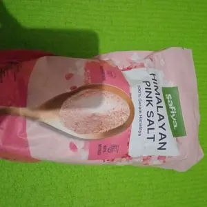 Garam Himalaya 1 Kg Safiya Himalayan Pink Salt Penyedap Rasa Natural