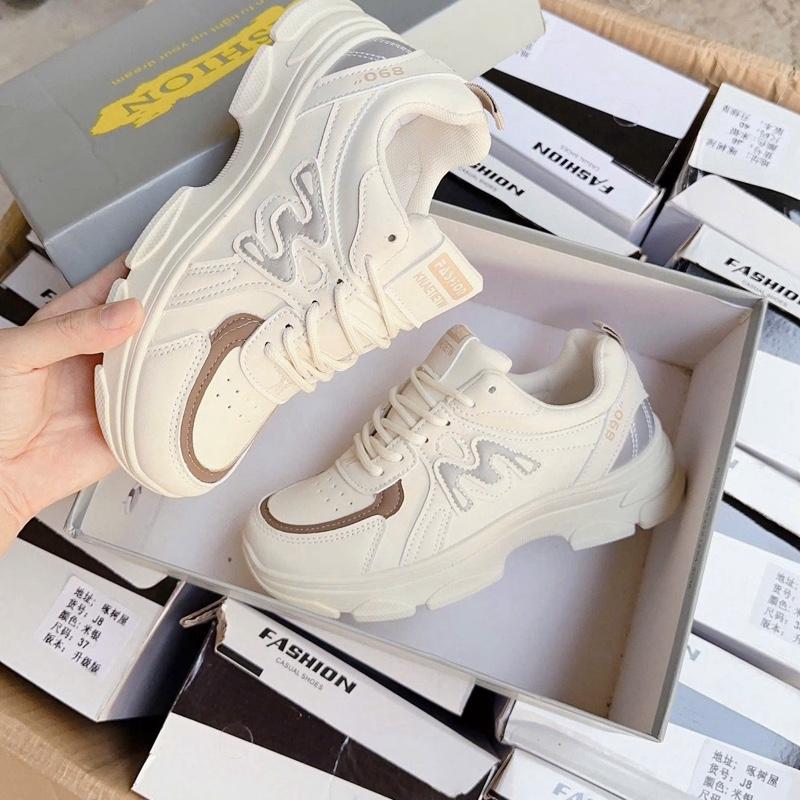  Giày nữ thể thao độn đế cao 5cm êm nhẹ dễ hoạt động phù hợp mọi lứa tuổi đáp qngs mọi nhu cầu -BAPDEPXINH 