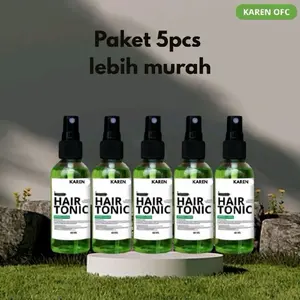 Hairtonic dapat 5 pcs  vitamin penumbuh dan pelurus rambut By KAREN Vitamin rambut