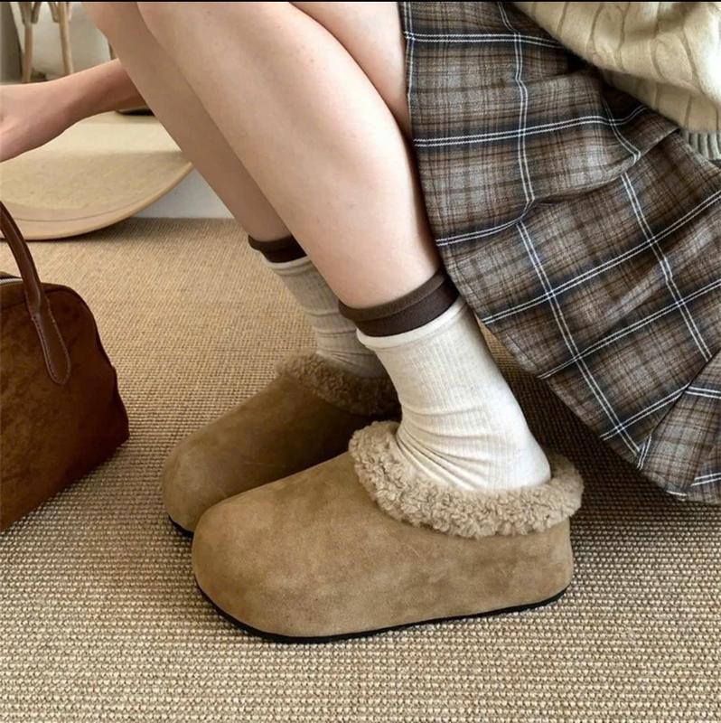 HÀNG L1- FULLBOX Dép sục lông cao cấp HARU bản QCCC 3 màu đế đúc cao su non êm nhẹ