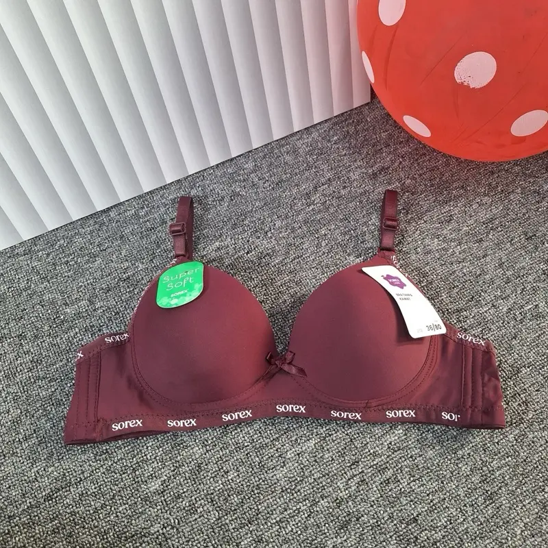 (3Pcs) Sorex 17232 Bh Cup Sedang Busa Tipis Tanpa Kawat Bra Casual Harian Wanita