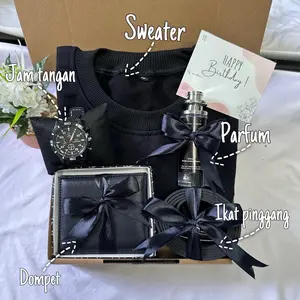 Kado hampers giftbox cowok kado ultah kado anniversary kado murah cowok sweater cowok Panjang Pria