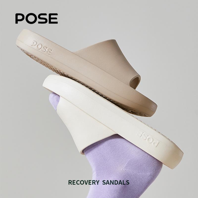 【Live Streaming】【Ramadan Sale】POSE Little Soft Cake sandal lembut Nyaman Bagian bawah lembut dalam di luar ruangan kamar tidur pria dan wanita Rumah Serbaguna cantik kualitas 2024 musim panas Produk baru Shoes PS4621 3