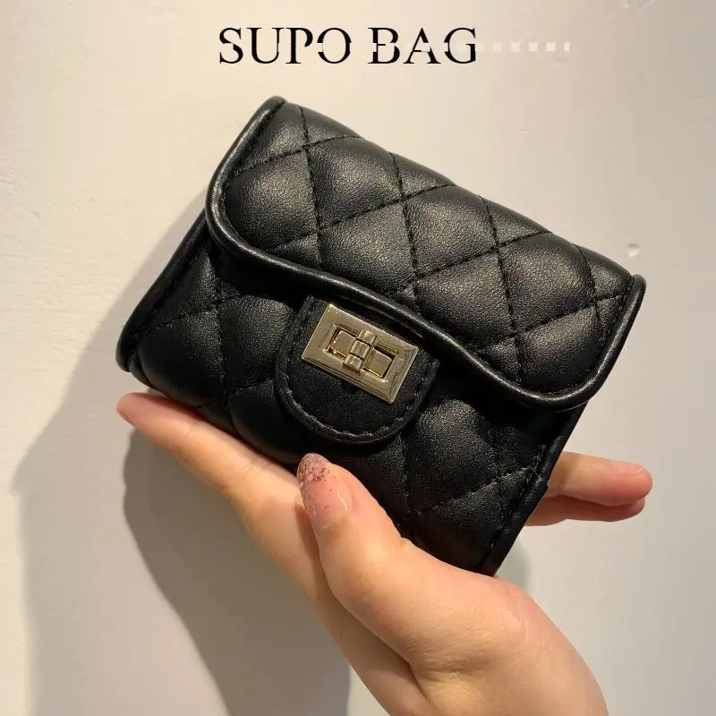 Túi Đựng Thẻ, Cỡ Nhỏ, Da Mềm,    Kẹp Thẻ, SUPO BAG INS Mẫu Mới Nữ Wallet Hình Chữ Nhật Ví thông thường 0