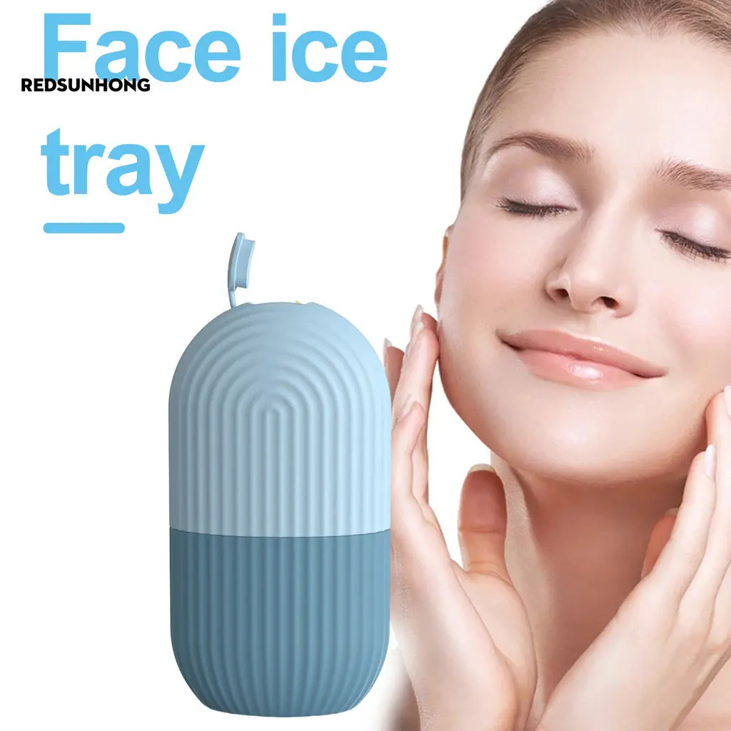 Silicone Face Roller Ice Mold Face Lift Massage Ice Roller Body Massager Tool 5 Macaron Cute Colors Optional