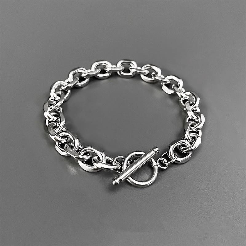 Vòng Tay Khóa OT Thời Trang Và Đơn Giản Phong Cách Đường Phố Hip-hop Đồ Trang Sức Cá Tính Dành Cho Nam Và Nữ