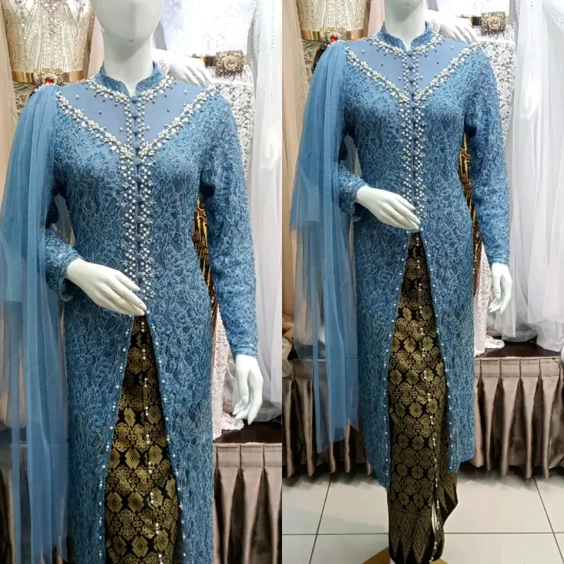 kebaya atasan ibu besan full payet depan belakang atasan ajah tapa rok) 2