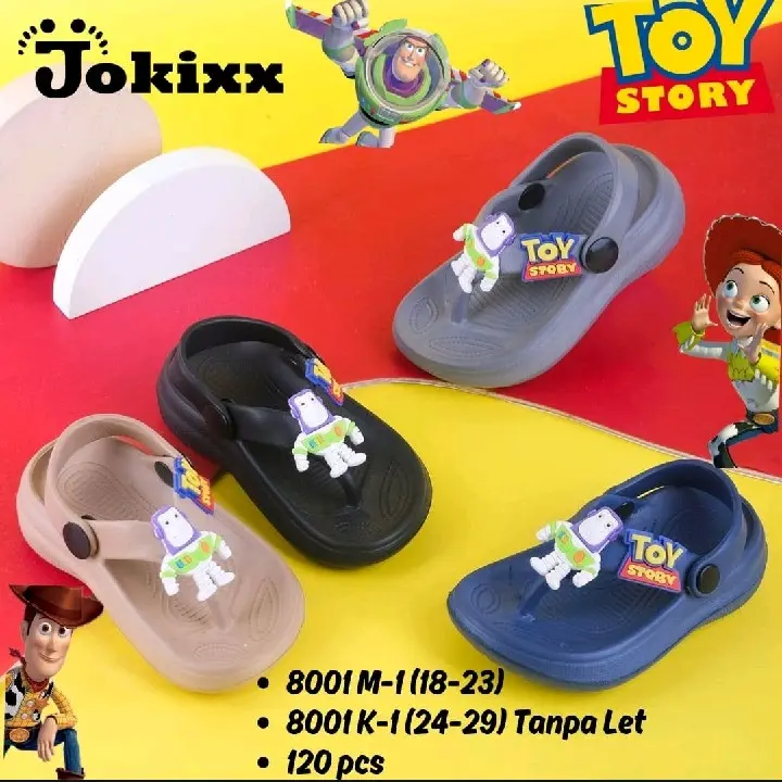 Sandal Bayi Laki Laki usia 1 - 2 Tahun Terbaru Sandal balita Anak cowo Karakter Toy story Andi