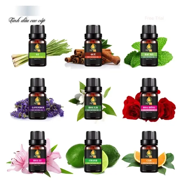 Tinh dầu thơm phòng, tinh dầu đuổi muỗi 10ml 0