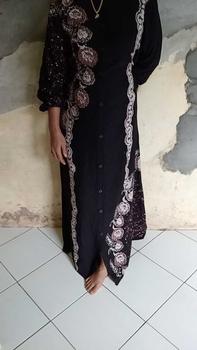 Product Review of Gamis Rayon Premium Gamis Batik Cap Malaman Gamis twill ori pekalongan cap malaman full kancing Muslim  Kondangan  Wanita Wudhu Dress from 9**a 1