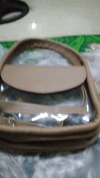 Product Review of Tas Mini Transparan Wanita Rosy Mika / Sling Bag Mini Transparan Rosy Mika Tas Selempang Kulit shoulder  bag from s**h 0