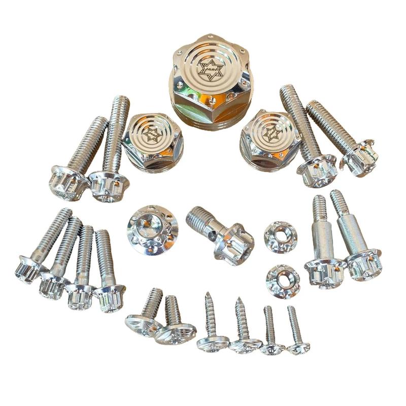 COMBO ỐC DÀN ĐẦU 23 CON  RAIDER - SATRIA - SONIC Fi  Inox 304 SALAYA  Phụ Kiện Phụ Tùng Xe xemay
