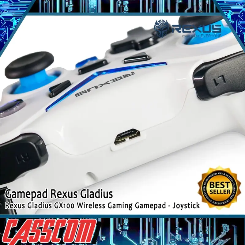 Rexus Gladius GX100 Wireless Gaming Gamepad - Joystick 3