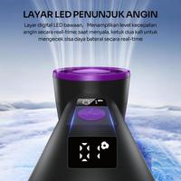Gambar ROBOT RT-HF02 Mini Fan Kipas Genggam Portable Fan High Speed 9000RPM LED Screen Handled MiniFan Original - Garansi Resmi 1 Tahun - BLACK dari bestdeal_NEW Kota Administrasi Jakarta Pusat 5 Tokopedia