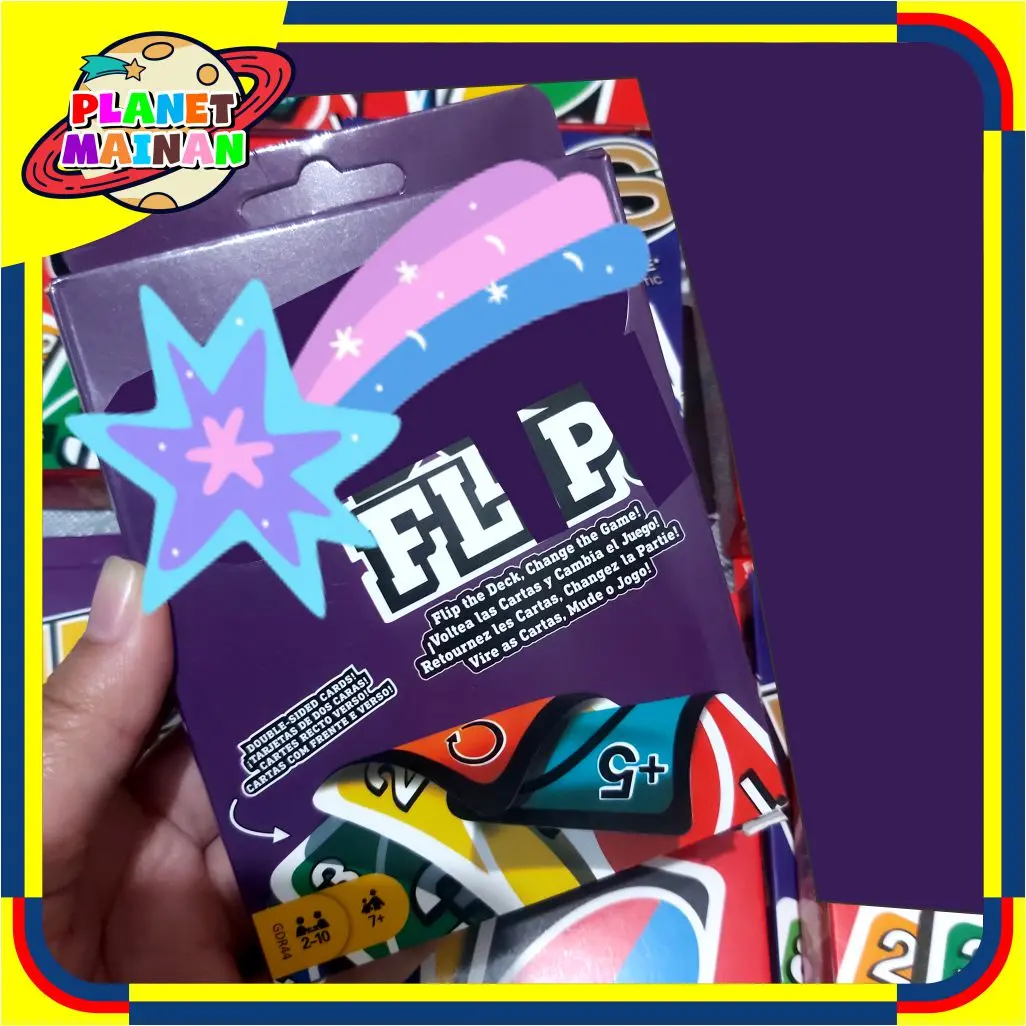 KARTU FLIP MAINAN KELUARGA CARD GAME POPULER UNGU