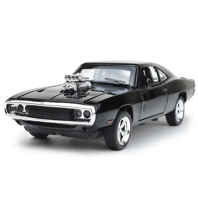 DODGE Charger Classic Car Scale 1:32 Diecast Model Muscle Car Dodge Classic 1970 Model Car Vintage Car Collection Car