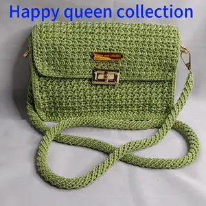 TAS RAJUT HANDMADE {hijau_sage}