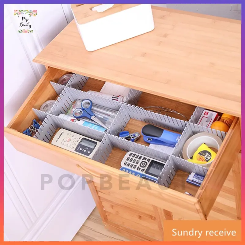 Partisi Sekat Pemisah Laci/ Drawer Dekstop Organizer – 4 pcs 4