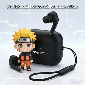 GREATWALLJBLPHANTOM LN22 Earphone ANC Panggilan HD Tanpa Kabel | Bass Penuh, Trebble Hebat, Kontrol Sentuh, IPX7 Anti Air | Tidur, Kerja, Olahraga