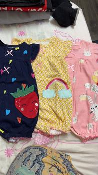 Product Review of Pakaian Bayi Perempuan, Baju Badan Lengan Pendek, Jumpsuit Kapas, Untuk Bayi Baru Lahir dan Kanak-kanak Kecil Newborn from A**1 0
