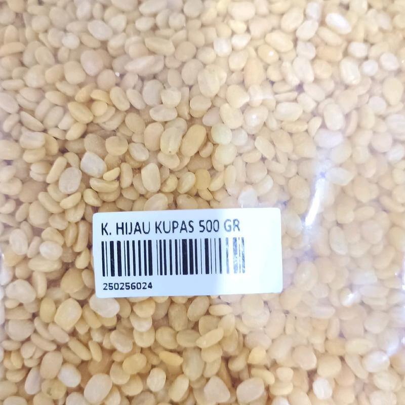 [ 500 GRAM ] Kacang Hijau Kupas Tanpa Kulit 500 Gram 2