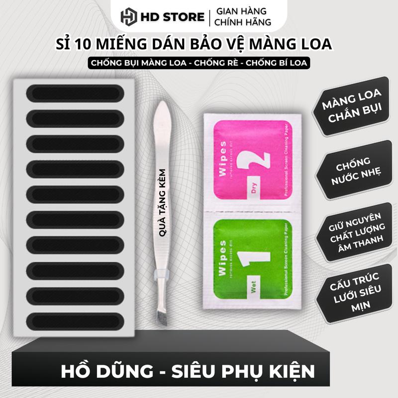 Dán Bảo Vệ Màng Loa Siêu Mỏng – Chống Bụi, Chống Rè, Thoáng Âm Chuẩn Cho IP & Android